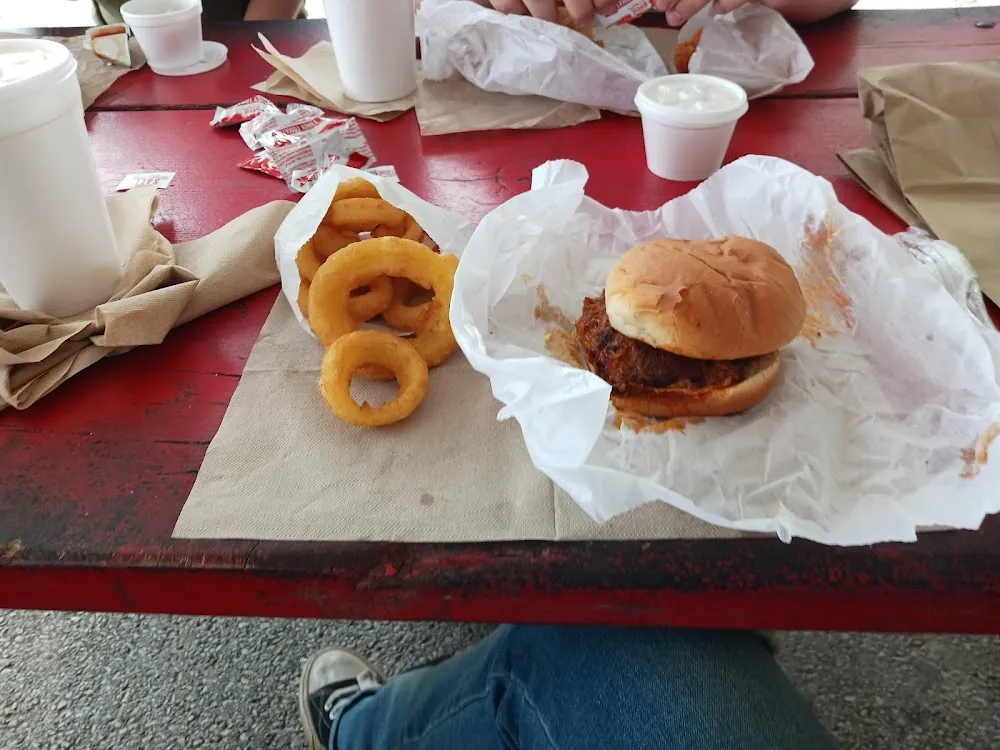BBQ Pork and Onion Rings